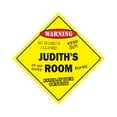thumbnail image 1 of SignMission X-Judiths Room 12 x 12 in. Crossing Zone Xing Room Sign - Judiths, 1 of 5