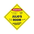 thumbnail image 1 of SignMission X-Julios Room 12 x 12 in. Crossing Zone Xing Room Sign - Julios, 1 of 5