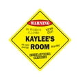thumbnail image 1 of SignMission X-Kaylees Room 12 x 12 in. Kaylees Room Crossing Zone Xing Sign, 1 of 5