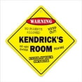 thumbnail image 1 of SignMission X-Kendricks Room 12 in. Kendricks Crossing Zone Xing Room Sign, 1 of 5