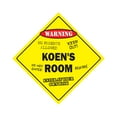 thumbnail image 1 of SignMission X-Koens Room 12 x 12 in. Crossing Zone Xing Room Sign - Koens, 1 of 5
