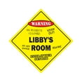 thumbnail image 1 of SignMission X-Libbys Room 12 x 12 in. Crossing Zone Xing Room Sign - Libbys, 1 of 5