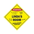 thumbnail image 1 of SignMission X-Lindas Room 12 in. Lindas Crossing Zone Xing Room Sign, 1 of 5