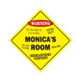 thumbnail image 1 of SignMission X-Monicas Room 12 x 12 in. Crossing Zone Xing Room Sign - Monicas, 1 of 5