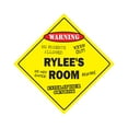 thumbnail image 1 of SignMission X-Rylees Room 12 x 12 in. Crossing Zone Xing Room Sign - Rylees, 1 of 5