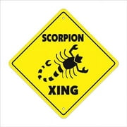 SignMission X-Scorpion 12 x 12 in. Zone Xing Crossing Sign - Scorpion