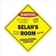 thumbnail image 1 of Selah's Room Sign Crossing Zone Xing | Indoor/Outdoor | 12" Tall kids bedroom decor door children's name boy girl, 1 of 5