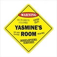 thumbnail image 1 of Yasmine's Room Sign Crossing Zone Xing | Indoor/Outdoor | 12" Tall kids bedroom decor door children's name boy girl, 1 of 5