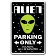 thumbnail image 1 of SignMission Z-1014-Alien 14 in. Alien Sign - Parking Space Aliens UFO Area 51 Science Fiction, 1 of 4