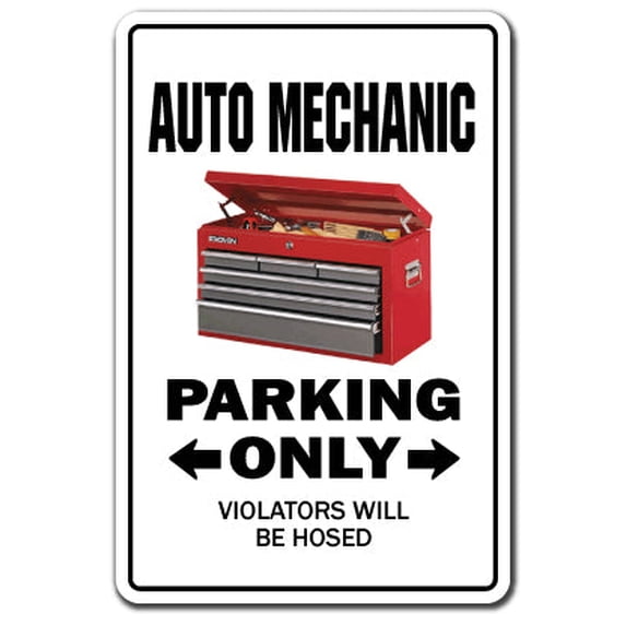 SignMission Z-1014-Auto Auto Mechanic Novelty Sign