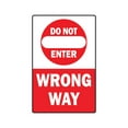 thumbnail image 1 of SignMission Z-1117-Do Not Enter Wrong Way 11 x 17 in. Do Not Enter Wrong Way Parking Sign, 1 of 4