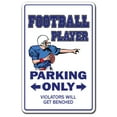 thumbnail image 1 of SignMission Z-A-1014-Football 10 x 14 in. Football Player Aluminum Parking Sign, 1 of 4