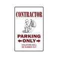 thumbnail image 1 of SignMission Z-Contractor 12 in. Contractor Sign Parking Sign - General Gc Construction, 1 of 4