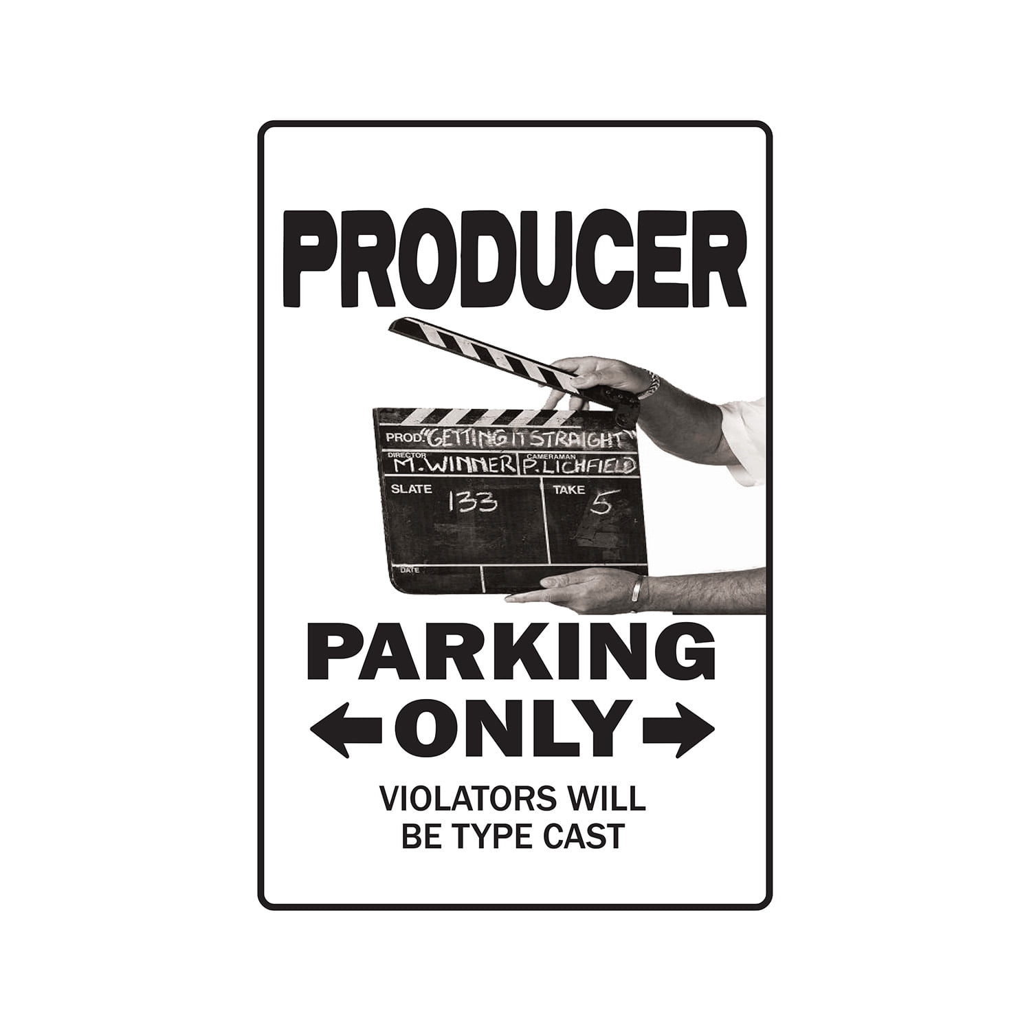 SignMission Z-Producer 8 x 12 in. Producer Parking Sign - Walmart.com