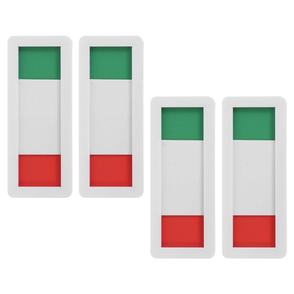 Signage 4 Pcs Vacant Occupied Door Office Indicator Slide Sliding Signs