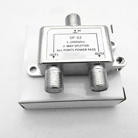 Signal Division Expert: High Performance Coaxial Cable Splitter With Power Passing Ports For Uninterrupted Viewing, Designed For Digital Coaxial Applications