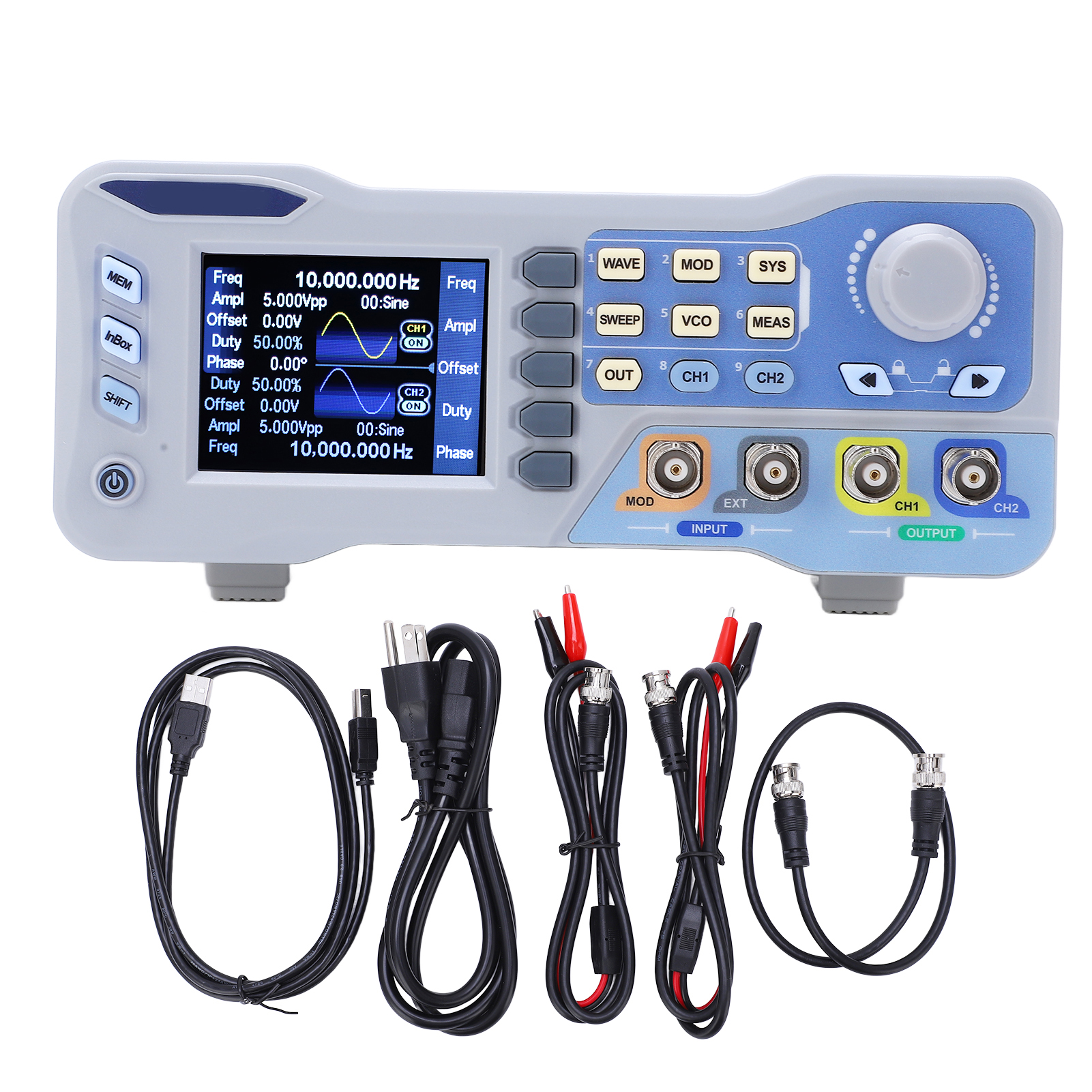 Signal Generator High Accuracy Dual Channel Arbitrary Waveform Function ...