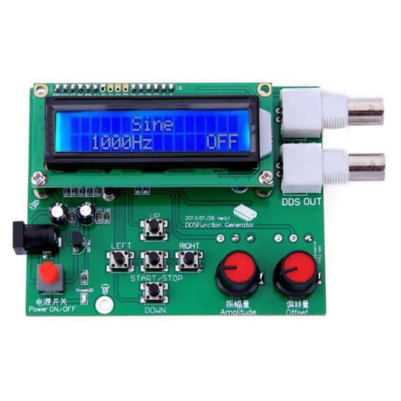 Signal Generator Pulse Frequency DDS Function Signal Generator DIY Kit Module 1Hz-65534Hz Syntezator with LCD Display