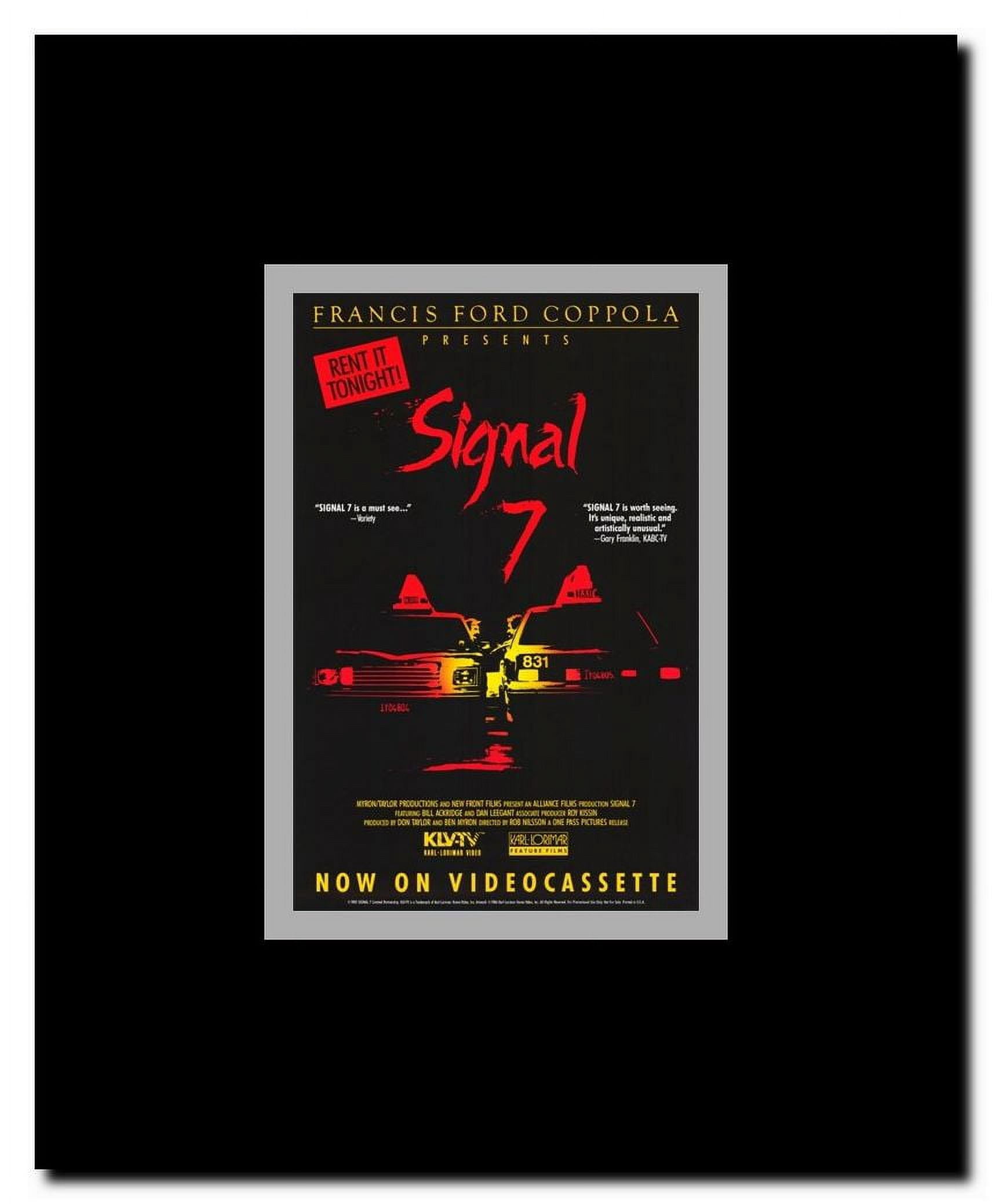 Signal Seven Framed Movie Poster