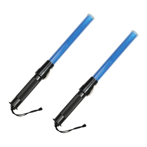 Signal Traffic Wand Safety Traffic Control Wand Lighted Baton Multifunctional LED Traffic Baton, Wrist Strap Lanyard, Side Clip