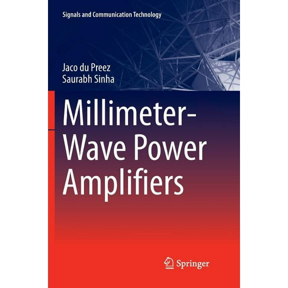 Signals and Communication Technology Millimeter-Wave Power Amplifiers, (Paperback)