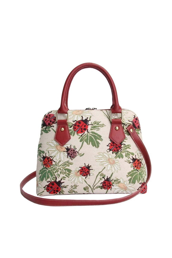 Ladybug Red Top-Handle Convertible Handbag, 1-Piece