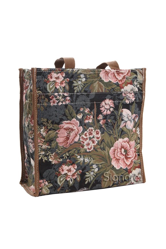 Tapestry Peony Floral Shopper Bag