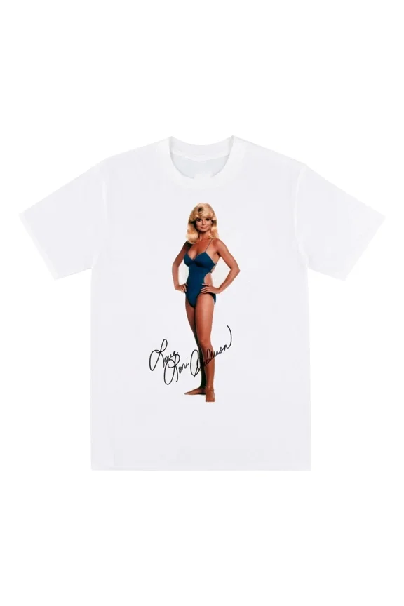 Signatgure Loni Anderson Shirt Classic White Unisex S-5XL PA073