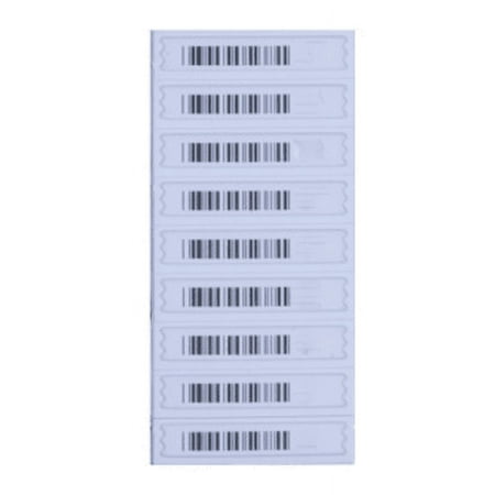 Signatronic Brand Security Stickers, Fake Barcode, Self Adhesive AM Labels Compatible with Sensormatic Systems, 5,000 per Box