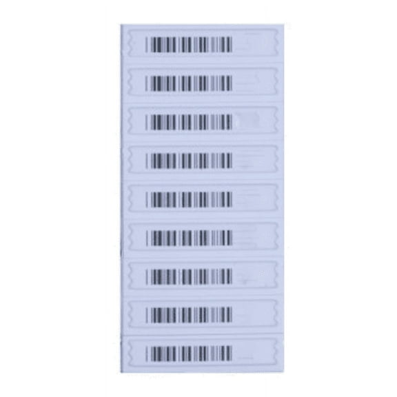Signatronic Brand Security Stickers, Fake Barcode, Self Adhesive AM Labels Compatible with Sensormatic Systems, 5,000 per Box
