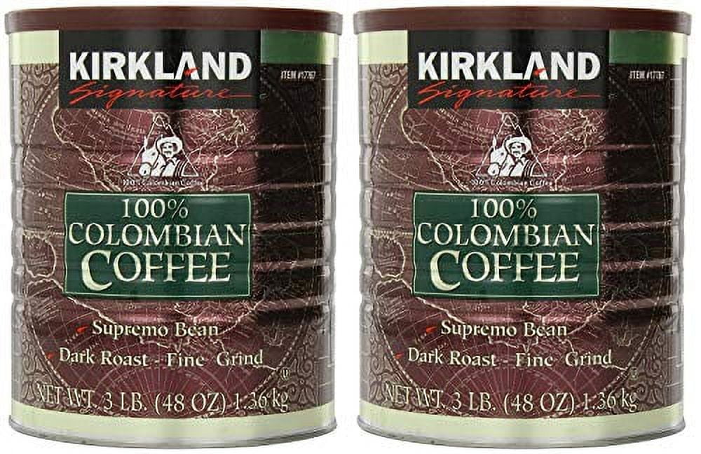 Signature 100% Colombian Coffee Supremo Bean Dark Roast-Fine Grind, 6 Pound ,Signature-ykgj - PACK OF 2