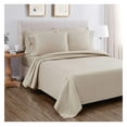 thumbnail image 1 of Signature 680 Thread Count 6-Piece Sheet Set (Queen, Beige), 1 of 6