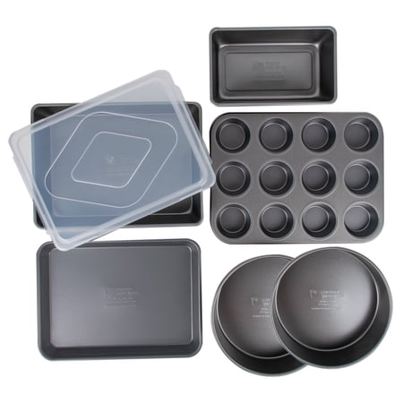 Signature 7-Piece Nonstick Bakeware Set, Commercial Weight, Anti-Warp Rim