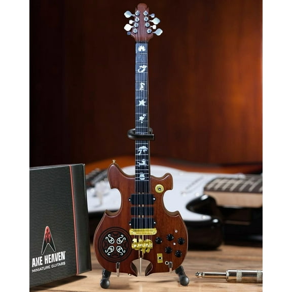 Axe Heaven John Paul Jones Signature Alembic 8-String Mini Bass Guitar Replica Collectible JP-920
