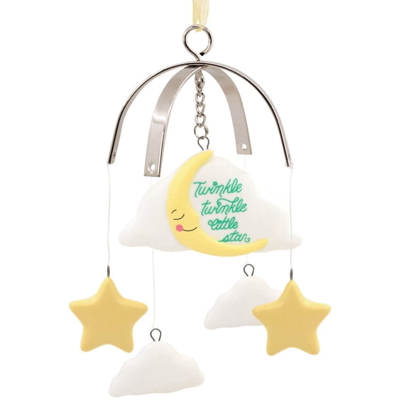 Signature Baby Mobile Twinkle Twinkle Little Star Porcelain Hallmark Ornament