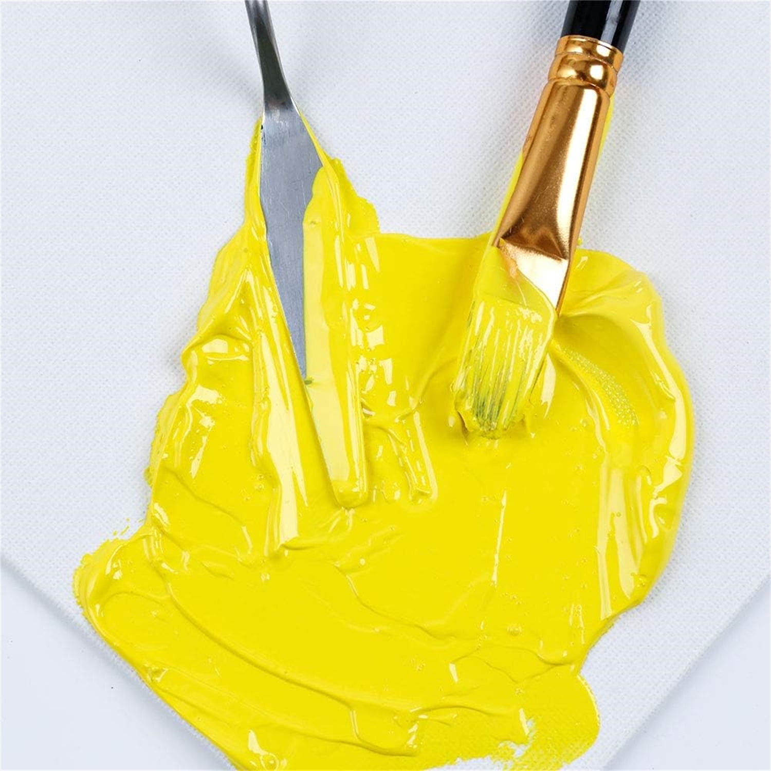 Signature Basic Color Acrylic Paint Set, 16.9oz (500ml), Semi-Matte Finish,Suitable for Canvas, Wood, Fabric, Leather, Cardboard, Paper, MDF and Crafts