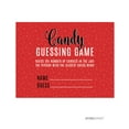 thumbnail image 1 of Signature Black, White, Red, Candy Guessing Game Activity Cards, 30-Pack, 1 of 1