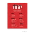thumbnail image 1 of Koyal Wholesale Signature Black, White, Red “What’s in Your Purse” Game Activity Cards, 20-Pack, 1 of 1