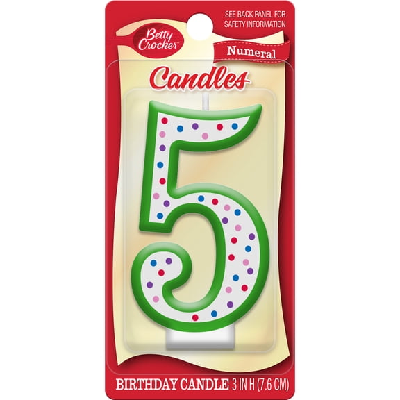 Betty Crocker Numeral #5 - 1 Count