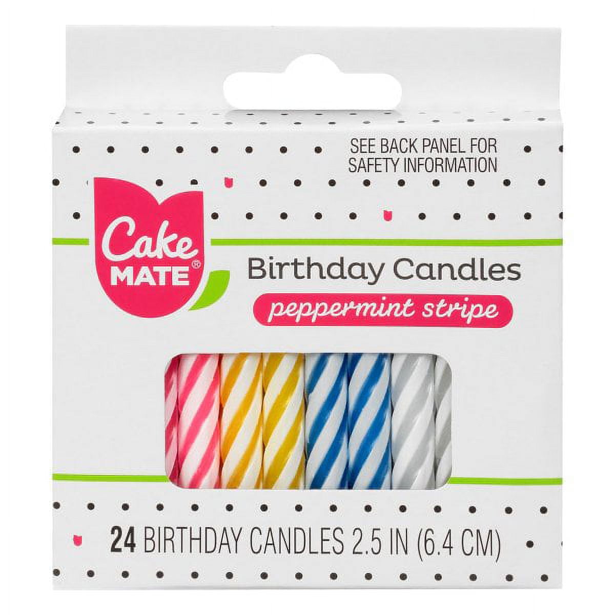 Signature Brands Cake Mate Birthday Candles, 24 ea