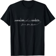 Signature Buenos Aires City Skyline - Argentina Souvenir T-Shirt men and women can wear, black, white, gifts
