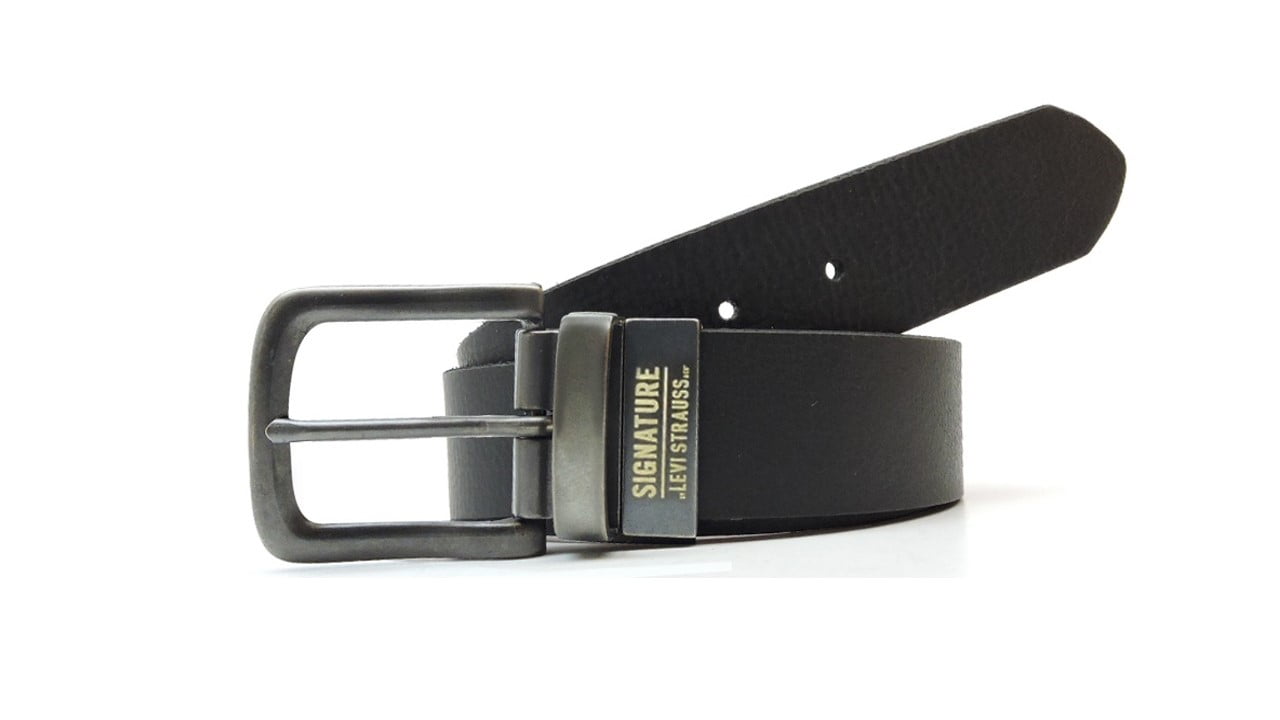 Levi's Mens 38mm Reversible Belt Black/Brown Black Small