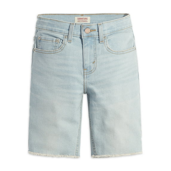 Signature By Levi Strauss & Co Boys Denim Cutoff Short, Sizes 4-18
