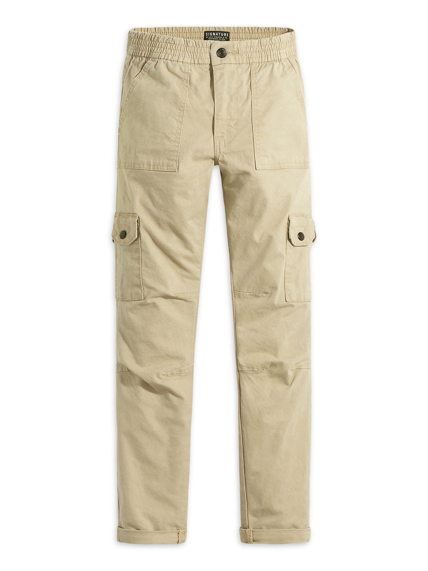 Levi's Signature Levi Strauss Boys Cargo Pants Medium M (7X-8) Light  Mocha NWT | eBay