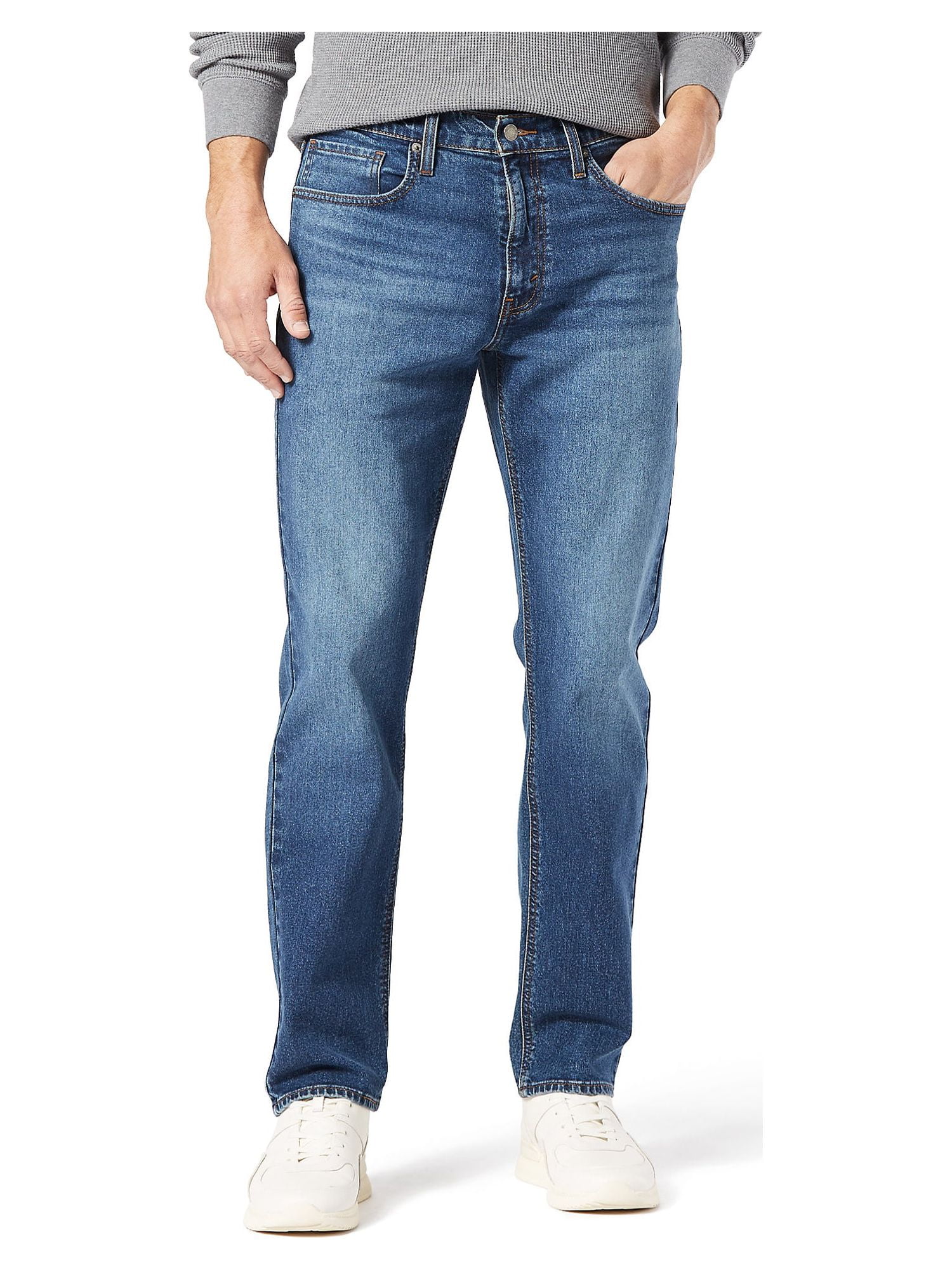 Signature By Levi Strauss & Co. Men's and Big Men's Fit Athletic Jeans ...