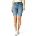 thumbnail image 1 of Signature By Levi Women's Mid-rise Bermuda, 1 of 6