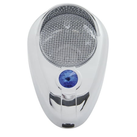 Signature CB Microphone Cover-Blue Crystal Replacement for Road King 56 Cover