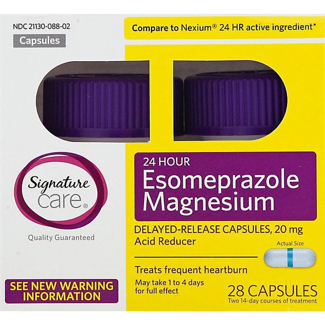 Signature Care Esomeprazole Magnesium 20mg Acid Reducer Delayed Release