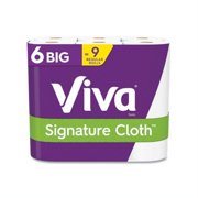 Signature Cloth Choose-A-Sheet Kitchen Roll Paper Towels 2-Ply, 11 x 5.9, White, 78 Sheets/Roll, 6 Roll/Pack, 4 Packs/Carton