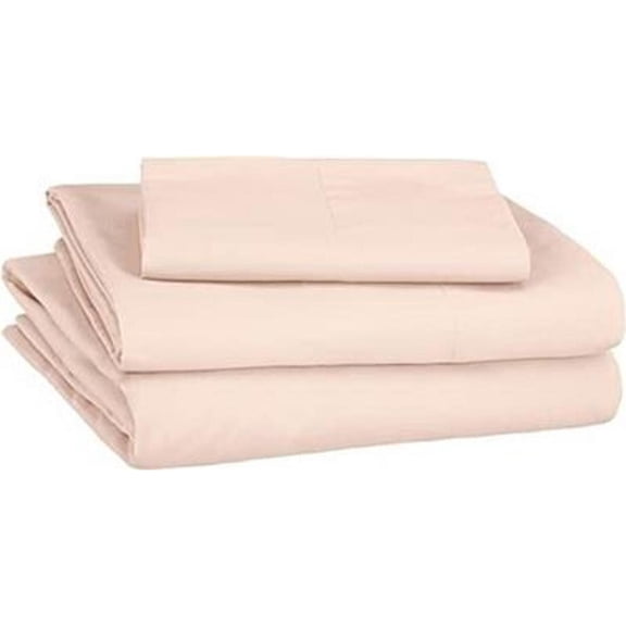 Signature Collection Brushed Microfiber 3 Pc. Twin XL Sheet Set- Blushed New with box/tags